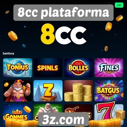 8cc plataforma oferece diversidade em jogos para todos os gostos